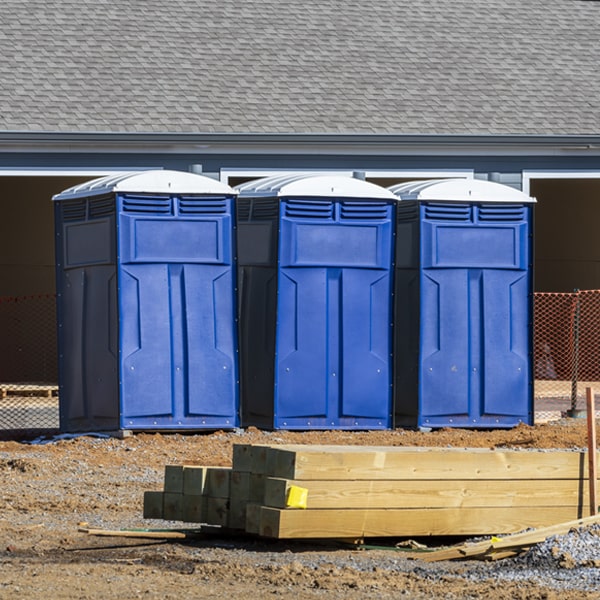 is there a specific order in which to place multiple porta potties in Austin PA